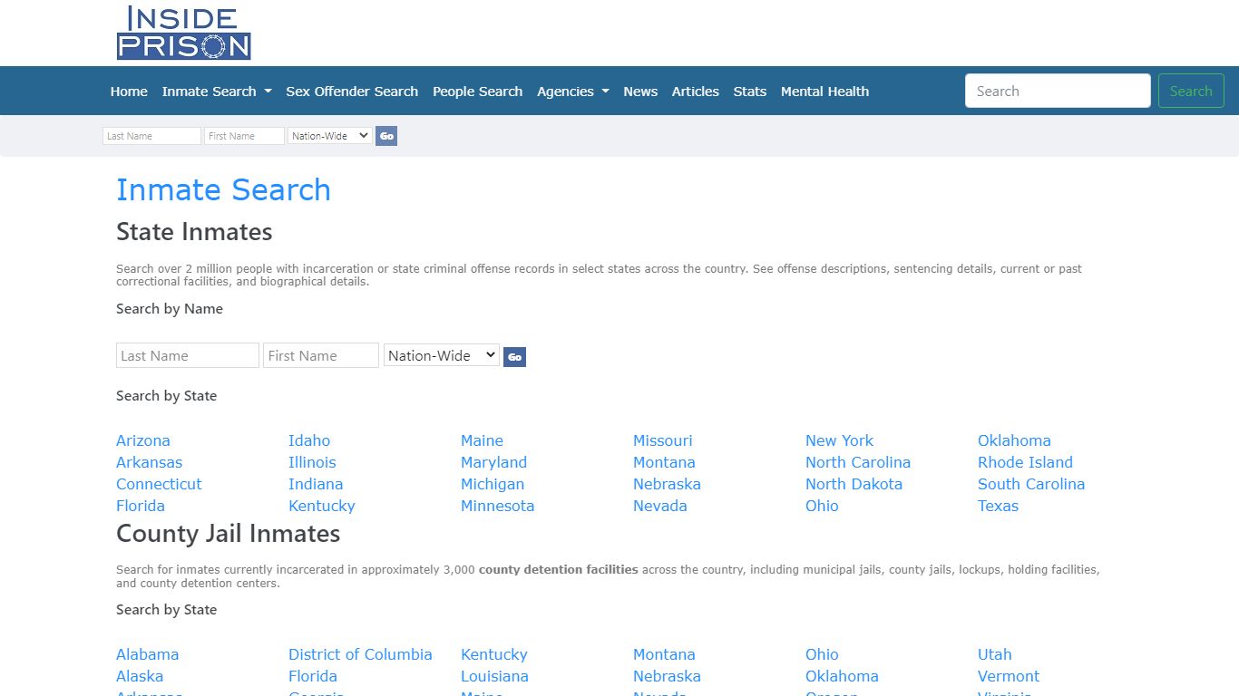 Inmates & Offenders in North Central Correctional Institution,